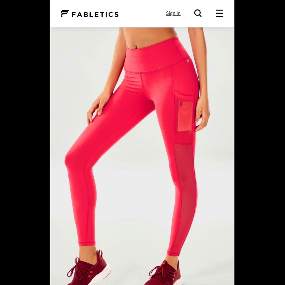 Unworn Fabletics Mila High-Waisted Pocket Legging